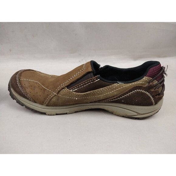 Merrell Women’s Size 7 Kamori Loafers Dark Earth Suede Leather Slip-on Shoes - Picture 6 of 9